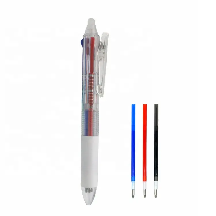 Корейский рынок, популярный выдвижной ластик, 3 цвета, многофункциональная ручка с силиконовым наконечником