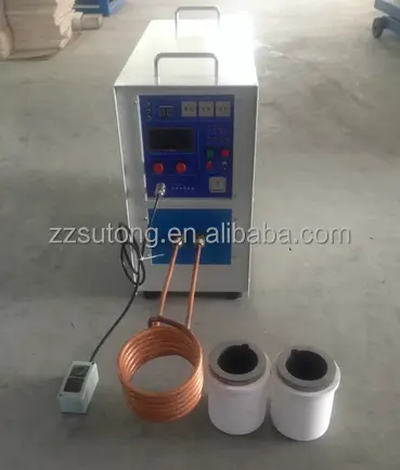 2018 Portable gold melting furnace with graphite crucible small metal scrap melting furnace precious metal melting oven
