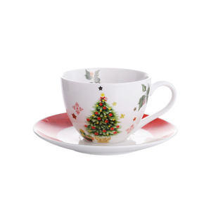 18 pcs Dîner Ensemble <span class=keywords><strong>Porcelaine</strong></span> De Noël <span class=keywords><strong>Vaisselle</strong></span> <span class=keywords><strong>Service</strong></span> pour 6 Micro-ondes et Au Lave-<span class=keywords><strong>Vaisselle</strong></span> - Product Image 5