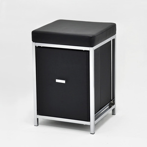 Tabouret de rangement simple carré pour salle de bain - Product Image 4