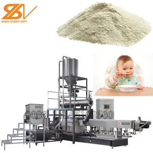 Double extruded Breakfast baby infant grain instant Cereal nutritional powder food making machine equipment production line