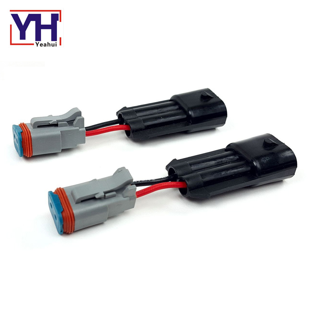 CUSTOM 2 3 4 6 8 12 pin Asamblea Deutsch impermeable conectores de cables distribuidores de China