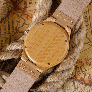 Estilo clásico para hombre correa <span class=keywords><strong>de</strong></span> reloj Logotipo <span class=keywords><strong>de</strong></span> madera reloj con movimiento <span class=keywords><strong>de</strong></span> Japón - Product Image 4