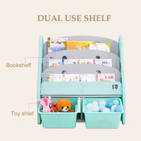 Étagère en plastique pour enfants pour chambre à coucher et salle de classe pour Park Mall & Supermarket Use-Ensemble de meubles préscolaires