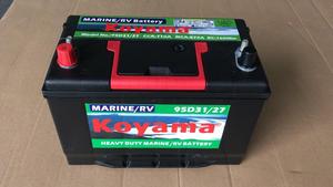 ที่95D31R <span class=keywords><strong>แบตเตอรี่</strong></span>รถยนต์ทางทะเล12V80Ah <span class=keywords><strong>แบตเตอรี่</strong></span> RV พร้อมขั้วสองชั้นสำหรับออสเตรเลีย - Product Image 3