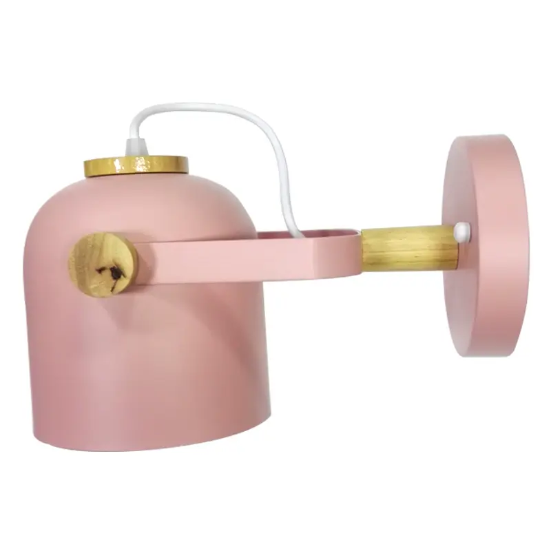 Fabrieksprijs Op Maat Gemaakt Modern Vintage Industrieel Antiek Messing Wandlamp Met Ijzeren Schaduwlamp