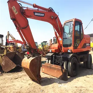 Excavadora de ruedas usada Doosan DH150W Alta calidad Buen estado Precio bajo para la venta - Product Image 1