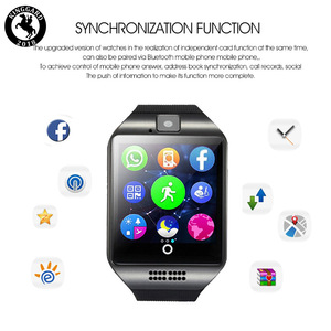 Montre connectée Q18 de qualité supérieure avec capteur de gravité, écran TFT, double SIM, écran tactile, radio FM, autonomie de la batterie de 11 à 30 jours - Product Image 2