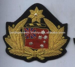 Badges d'ailes en fil de bullion personnalisés, design personnalisé, mode, couleur unie, broderie à la main, badges d'ailes personnalisés - Product Image 2