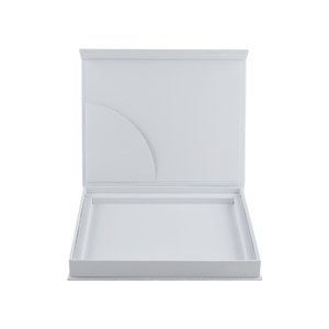 Tùy chỉnh in Matt giấy trắng cứng nhắc các tông khung ảnh bao bì xác minh nam châm Hộp quà tặng với khay giấy chèn - Product Image 3