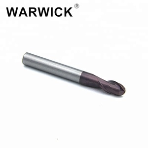 2 flöten 4mm bull ball nase ende mühle cutter für hardensteel - Product Image 3