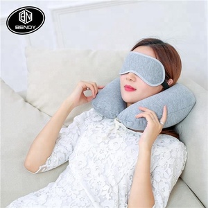 <span class=keywords><strong>Almohada</strong></span> inflable para el cuello para viajar con máscaras <span class=keywords><strong>de</strong></span> ojos, <span class=keywords><strong>kit</strong></span> <span class=keywords><strong>de</strong></span> <span class=keywords><strong>viaje</strong></span> para trenes, coches <span class=keywords><strong>y</strong></span> avión, gran oferta - Product Image 6
