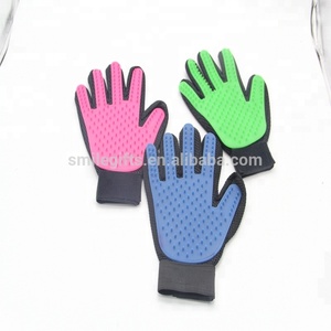 Hot Sale five fingers Dog Hair de silicone bath washing cleaners mascot remover deshedding grooming gloves - Product Image 3