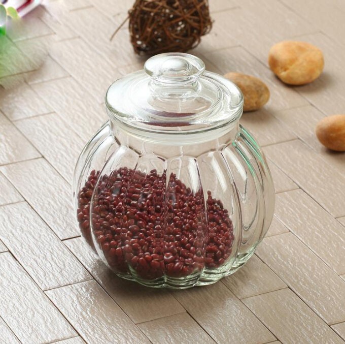 Food Grade High Capacity Sealing Glass Food Glass Jar Storage Glass Jar