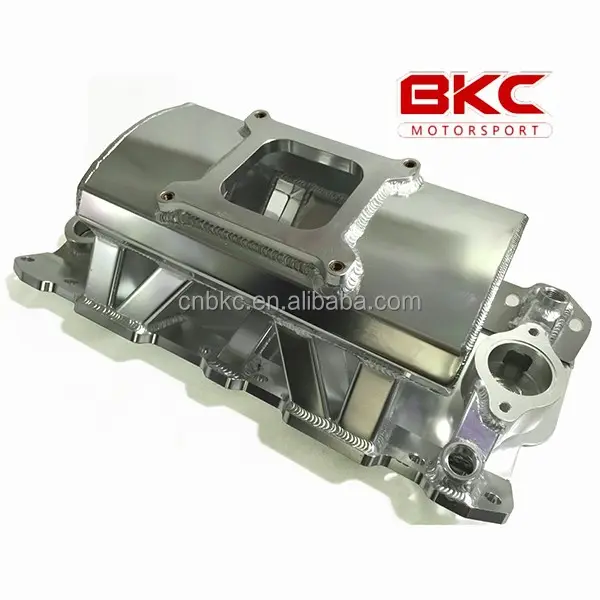 BK-4232 SBC Blok Kecil Chevy Pesawat Tunggal EFI Membuat Intake Manifold dengan Pemakaian Rail Kit