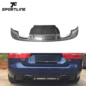 XE Serat Karbon Bumper Belakang Diffuser untuk Jaguar XE Prestige Sedan 2015-2017