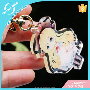 Chất Lượng Cao Vograce Epoxy Tráng Acrylic <span class=keywords><strong>Charm</strong></span> Thấp MOQ Tùy Chỉnh In Rõ Ràng Acrylic Charms Móc Khóa - Product Image 5