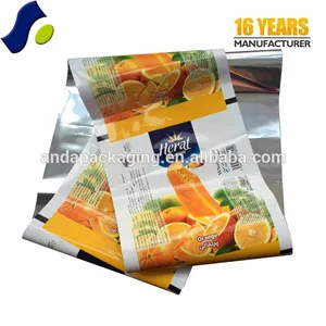 Metalizado Flexible película laminada chatarra/embalaje de alimentos de plástico impresa rollo de película