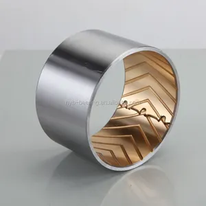 piston pin bush,excavator heavy duty slide bushing, Bimetal bimetallic steel copper trunk bush