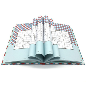 Venta al por mayor a4 <span class=keywords><strong>de</strong></span> tapa dura <span class=keywords><strong>de</strong></span> crucigramas rompecabezas <span class=keywords><strong>Sudoku</strong></span> juego <span class=keywords><strong>libro</strong></span> para niños adultos - Product Image 4