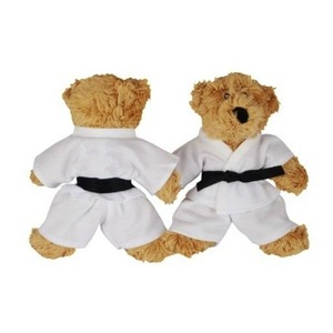 Yangzhou usine personnalisé Judo Gi ours en peluche jouet ours brun dans Judo Gi porte-clés - Product Image 2