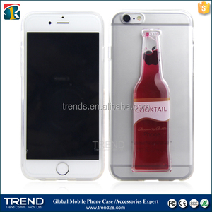 Alibaba gros bouteille de vin étui souple transparent pour iphone 6 <span class=keywords><strong>s</strong></span> - Product Image 1