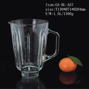 A57 partes para <span class=keywords><strong>licuadora</strong></span>, 1.5 litro <span class=keywords><strong>vaso</strong></span> <span class=keywords><strong>de</strong></span> <span class=keywords><strong>vidrio</strong></span> para <span class=keywords><strong>licuadora</strong></span> <span class=keywords><strong>Universal</strong></span> Orbegozo Taurus sogo PRINCESS apropiado - Product Image 1