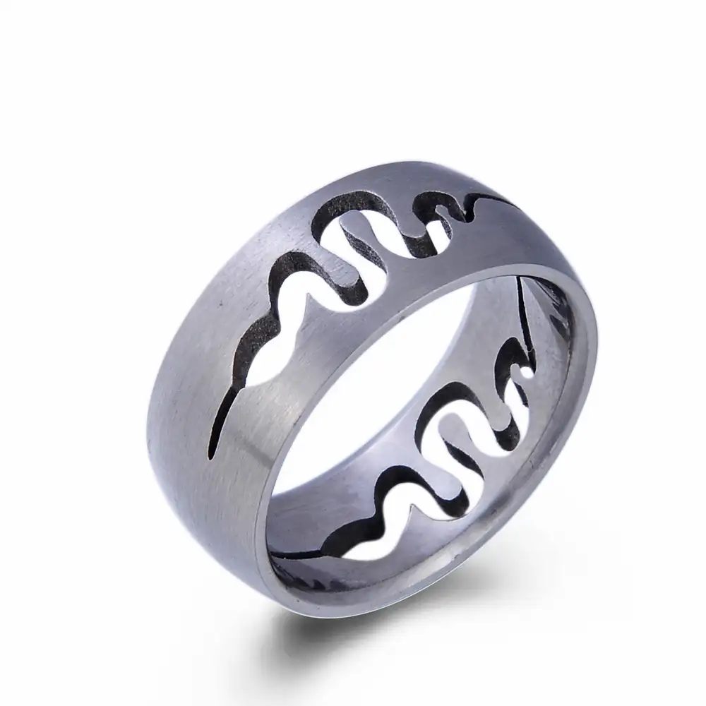 Мужское кольцо с символом Om, Серебряное золото Om