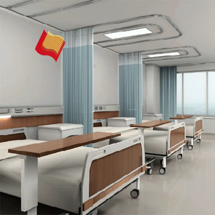 Descartáveis Não Tecidos de polipropileno Tecido Cortinas Cubículo Hospital