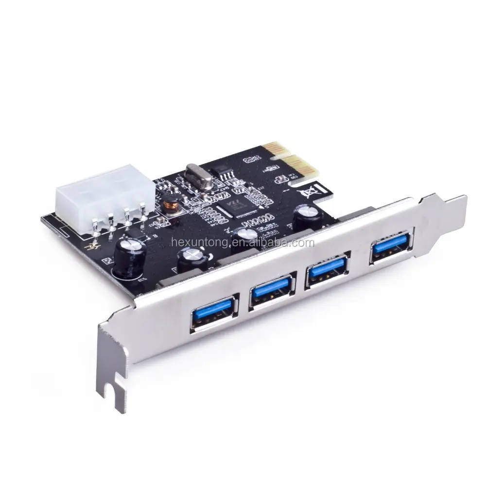 कार्ड एडाप्टर कनवर्टर VL800 चिपसेट PCI-ई pci एक्सप्रेस करने के लिए 4 पोर्ट यूएसबी 3.0 हब