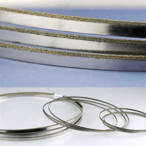 MD37718 paslanmaz çelik elmas şerit testere bıçağı 37.7 "* 1/8" makine kesme bıçağı cam jantlar - Product Image 2