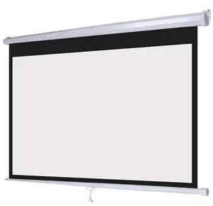 84"(4:3) 170x127cm 100inch 16:9 Matte White Self Lock Manual Projector Screen/Projection Screen