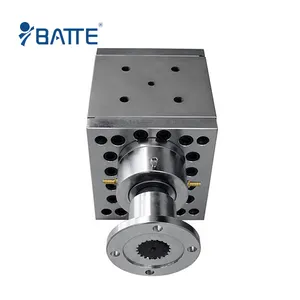 low price china automatic medium and high viscosity polymer melt blown booster melt gear pump for extruder