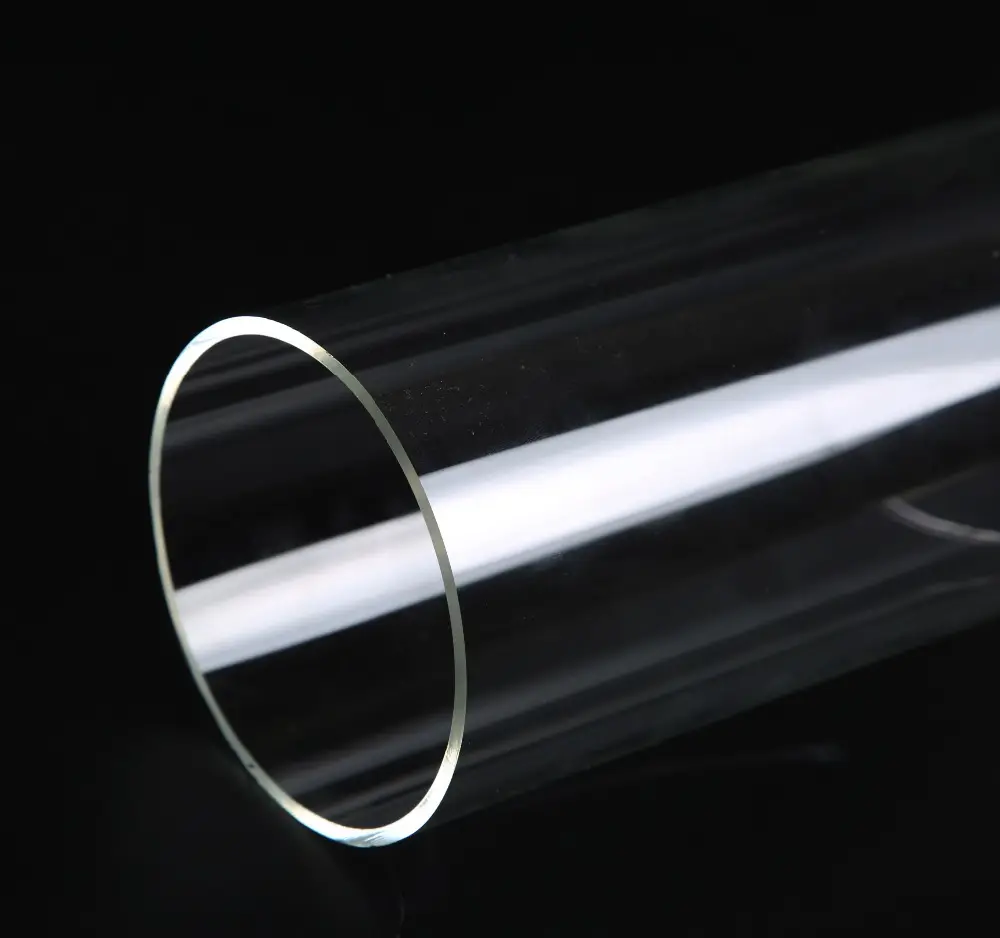 Large diameter borosilicate glass tube