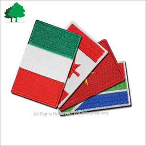 Patchs écussons brodés personnalisés, produit de haute qualité, pour drapeau, pièces