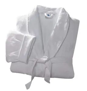 Luxury Quality Turkish Cotton Waffle With Terry Toweling Inner Bathrobe