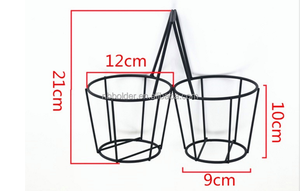 Commercio all'ingrosso indoor e outdoor attaccatura di <span class=keywords><strong>parete</strong></span> in metallo filo di supporto di pot di fiore pianta grassa per arredamento <span class=keywords><strong>da</strong></span> giardino - Product Image 4