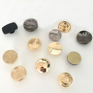 2021 thiết kế mới tùy chỉnh thương hiệu khắc logo vàng sáng bóng Zamac demin jeans nút - Product Image 2