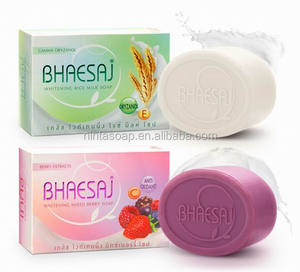 80g fresa hidratante blanqueamiento fruta jabón de manteca de karité - Product Image 1