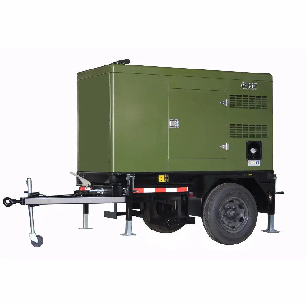 AOSIF 50kw Trolley Montiert Gehäuse Diesel Generator für verkauf