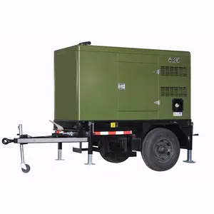 AOSIF 50kw 手推车安装外壳柴油发电机出售