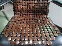 Ouzbékistan hot vente personnalisé d'été cool naturel de noix de coco shell chaise de voiture sièges coussin