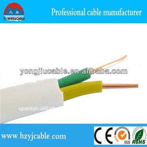 Apartamento sólido cable, aislamiento de pvc, 2 núcleos de alambre - Product Image 1
