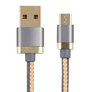 Eagleton สายชาร์จ Micro Cabo Usb 20 Awg,โลโก้ที่กำหนดเองได้ยาว1เมตร