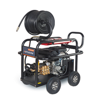 20HP A Benzina ad alta pressione macchina di pulizia fogna 30lpm 250bar pulitore di scarico fognario jetter macchine