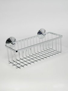 Estante de succión de metal para accesorios de baño para uso en hoteles y apartamentos - Product Image 2