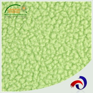 100% โพลีเอสเตอร์ Anti Pilling Micro Polar Fleece Bonded Sherpa ผ้าสำหรับเสื้อแจ็คเก็ตฤดูหนาว - Product Image 4