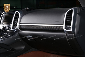 Para Cayenne 958 pieza del coche de la fibra de carbono decoración molduras interiores para porsch - Product Image 3