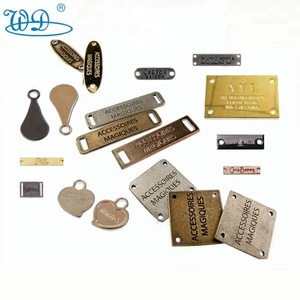 OEM carta etiquetas <span class=keywords><strong>de</strong></span> metal <span class=keywords><strong>de</strong></span> cobre estampado chapado en oro rosa promoción metal encanto <span class=keywords><strong>de</strong></span> la joyería <span class=keywords><strong>de</strong></span> la etiqueta - Product Image 2