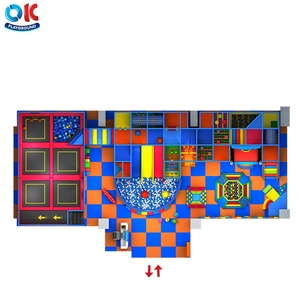 OK Playground Soft Indoor Kids Playground Equipment with Trampoline <strong>Ball</strong> Pool <strong>Foam</strong> <strong>Pit</strong> - Product Image 2